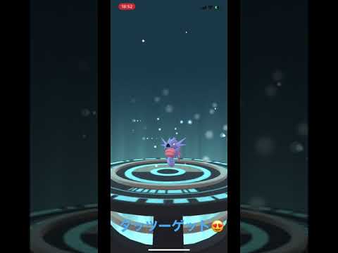 ポケモンgo☆色違いタッツー〜シードラ〜キングドラへ進化！#shorts