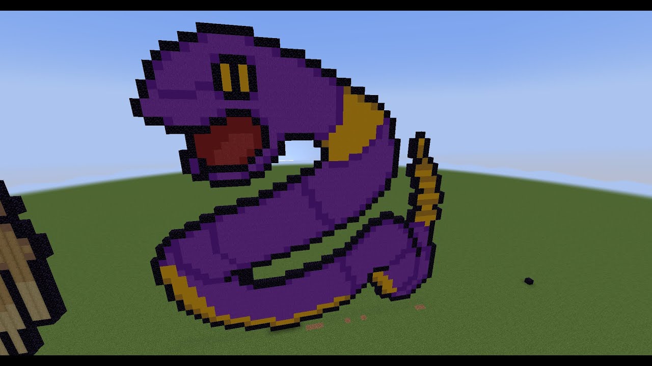 【マイクラドット絵】ポケモン図鑑023アーボ