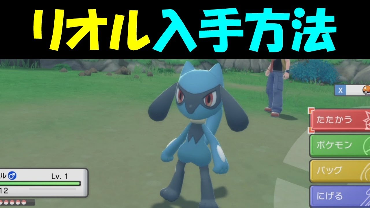 【ポケモン ダイパリメイク】リオル入手方法【ポケットモンスターブリリアントダイヤモンド シャイニングパール】【ポケモンBDSP】