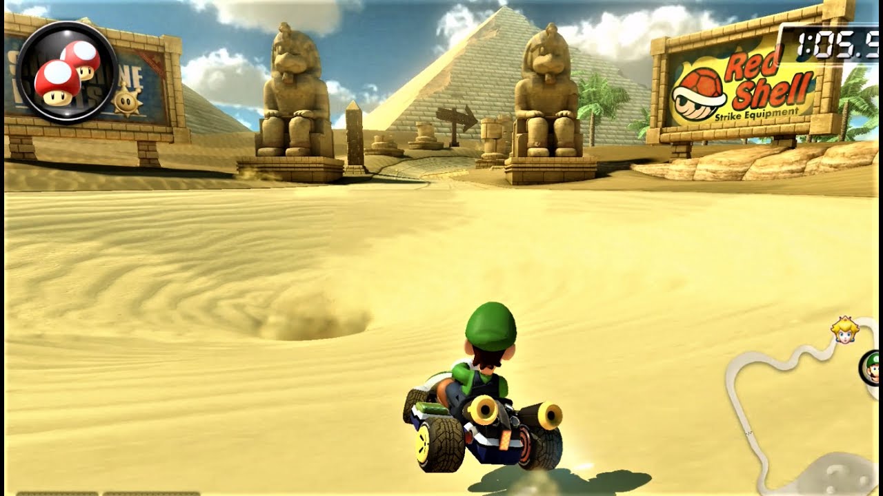 【カラカラさばく】TA スタッフゴースト マリオカート8DX 攻略  MK8DX　"Dry Dry Desert" Time Trial Mario Kart 8 Deluxe