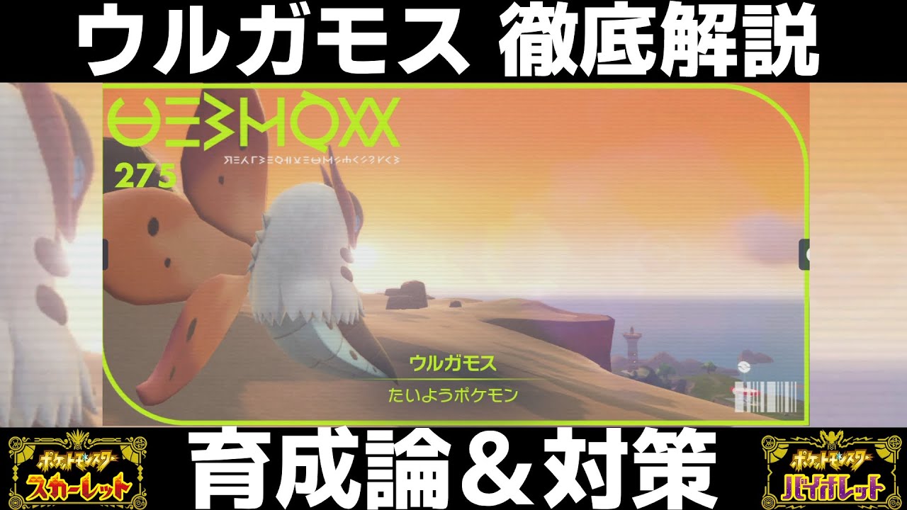 【ポケモンSV】ウルガモスの育成論と対策！努力値/性格/技構成/もちものなど徹底解説！【スカーレット/バイオレット】