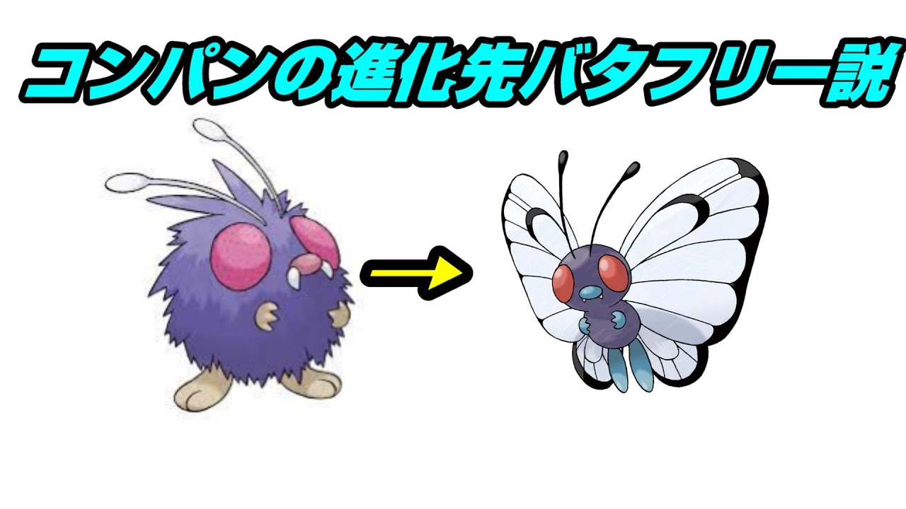【ポケモン豆知識】コンパンの進化先実はバタフリーだった説【#Shorts】