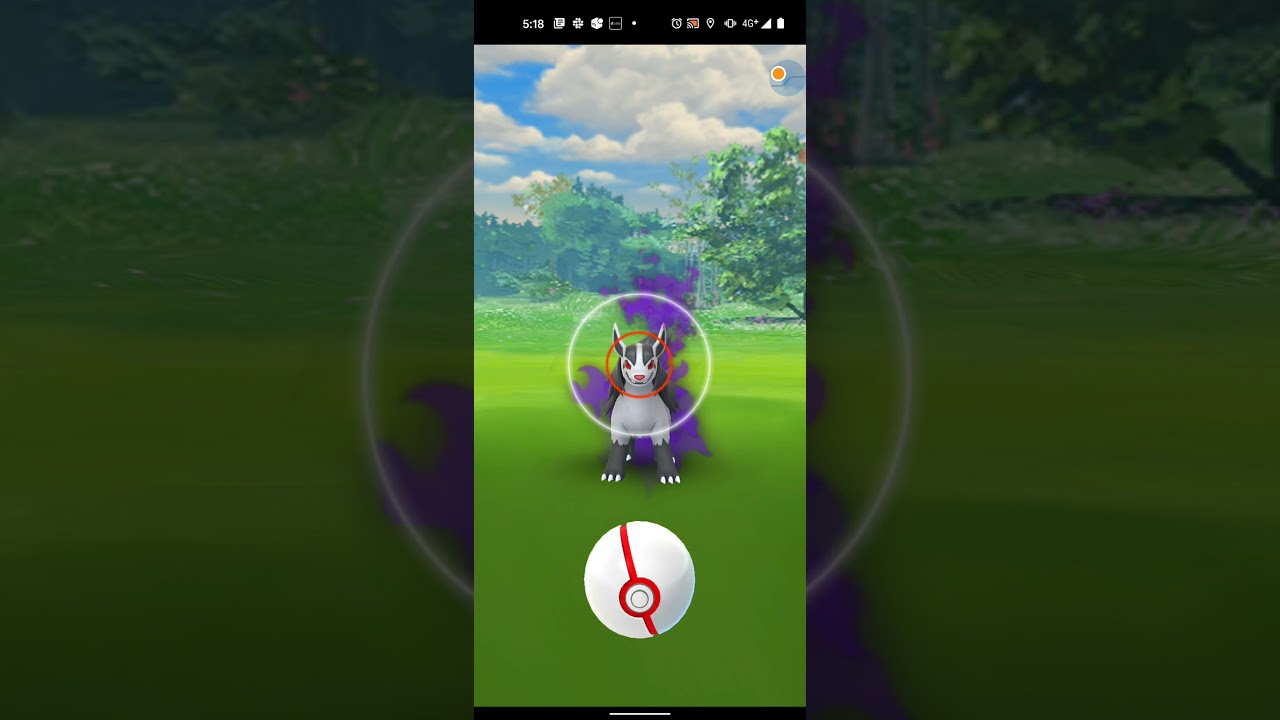 【ポケモンGO】残念：しゃどうグラエナをワンショットでゲット出来ず、ツーショット・エクセレント・カーブスローでゲットしたというサブい件