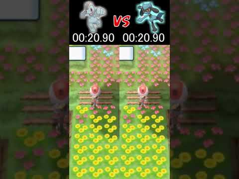 リオル VS ワンリキー 速いのはどっち？【ポケモンBDSP】#shorts