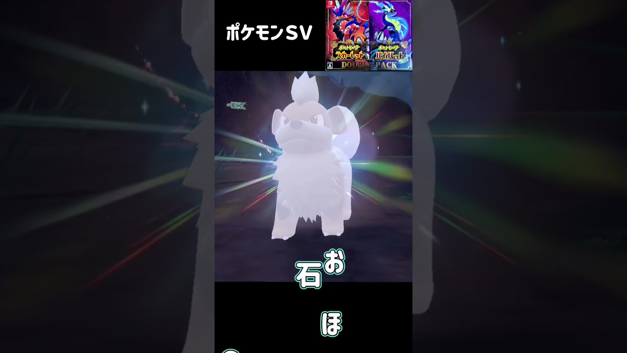 ポケモンＳＶ　ガーディ進化　ウィンディ