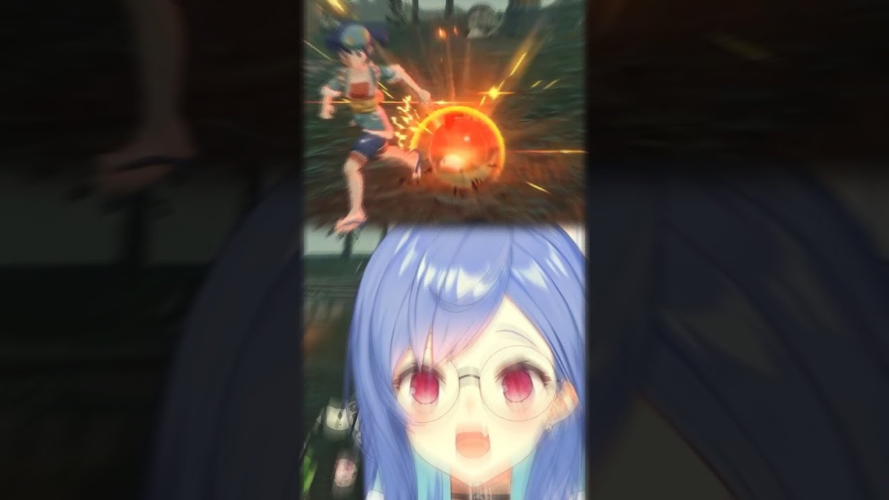 神タイミングでビリリダマに爆破される西園チグサ【#shorts/ポケモン/にじさんじ/切り抜き】
