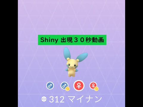 【Pokémon GO】Rarity ”C”＃312 マイナン ☆shiny☆#Shorts