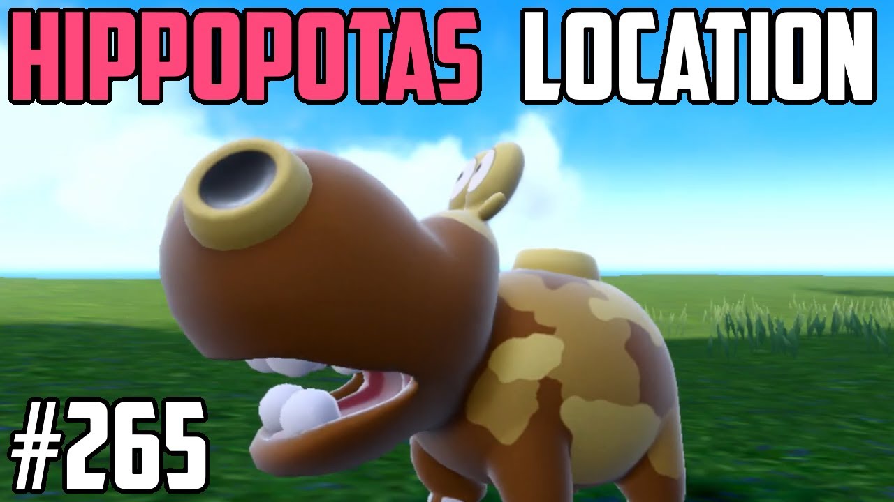 カバの捕まえ方 - ポケットモンスター スカーレット&カババイオレット