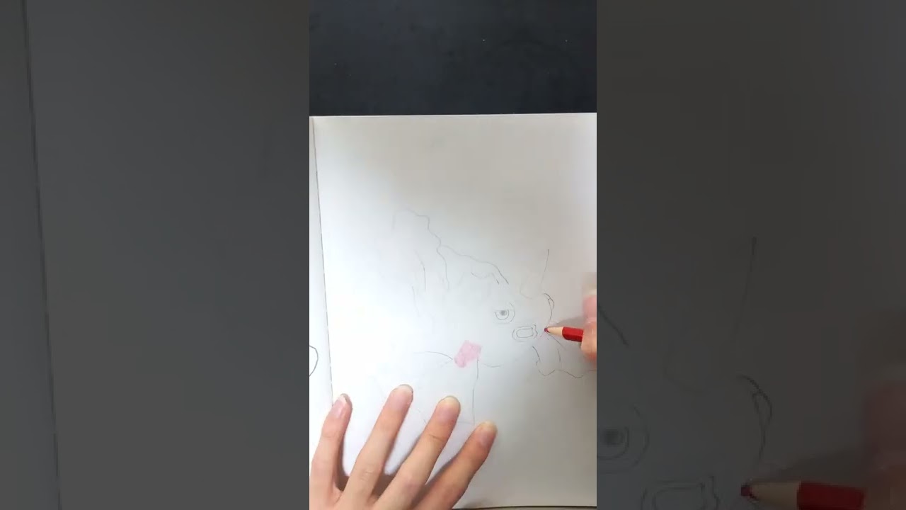 【初代151匹】ポケモン描けるかな？ 【45匹目 トサキント Goldeen】 #Shorts