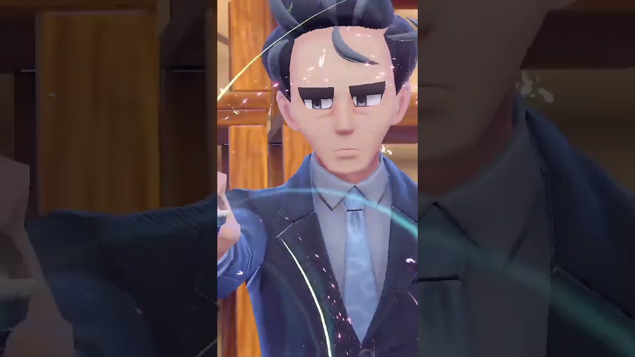 ポケモンSV 24時間戦えそうなジムリーダーとムクホークのテラスタル　#shorts #ポケモンSV