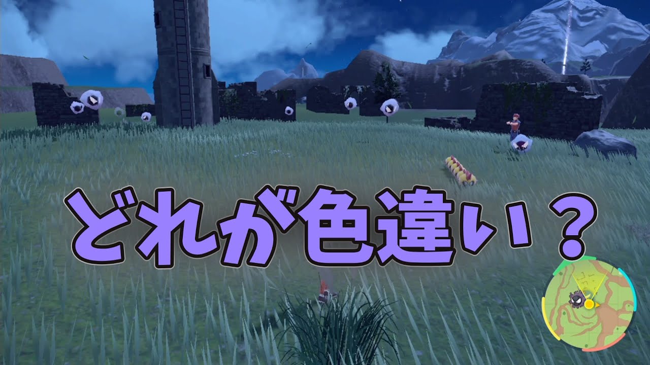【ポケモンSV】色違い検定！ゴースの色違いを見抜けるか！