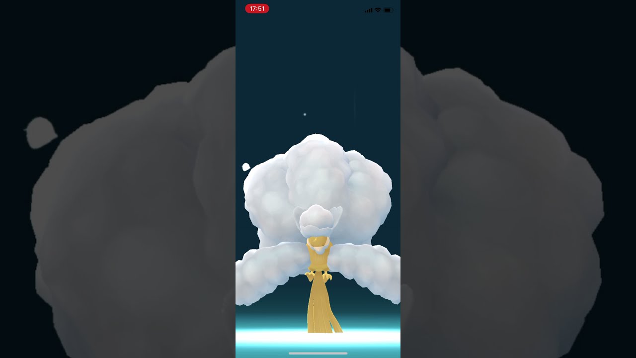 チルット→メガチルタリスに進化！/SHINY Swablu evolved MEGA Altaria【金のもふもふ/ポケモンGO】#shorts