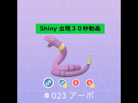 【Pokémon GO】Rarity ”C”＃023 アーボ ☆shiny☆#Shorts