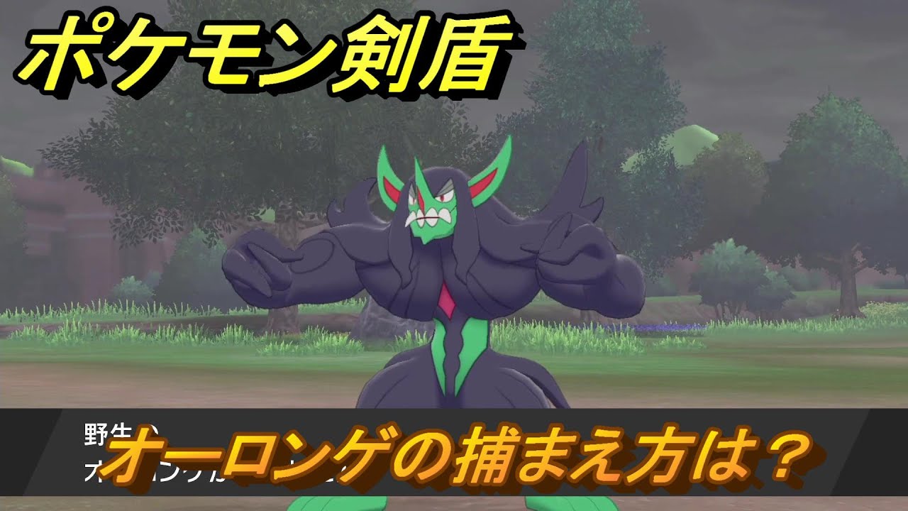 ポケモン剣盾　オーロンゲを捕まえる方法！オススメの場所は？天気は？ポケモン図鑑コンプへの道！　最新版【ポケモンソード・シールド】