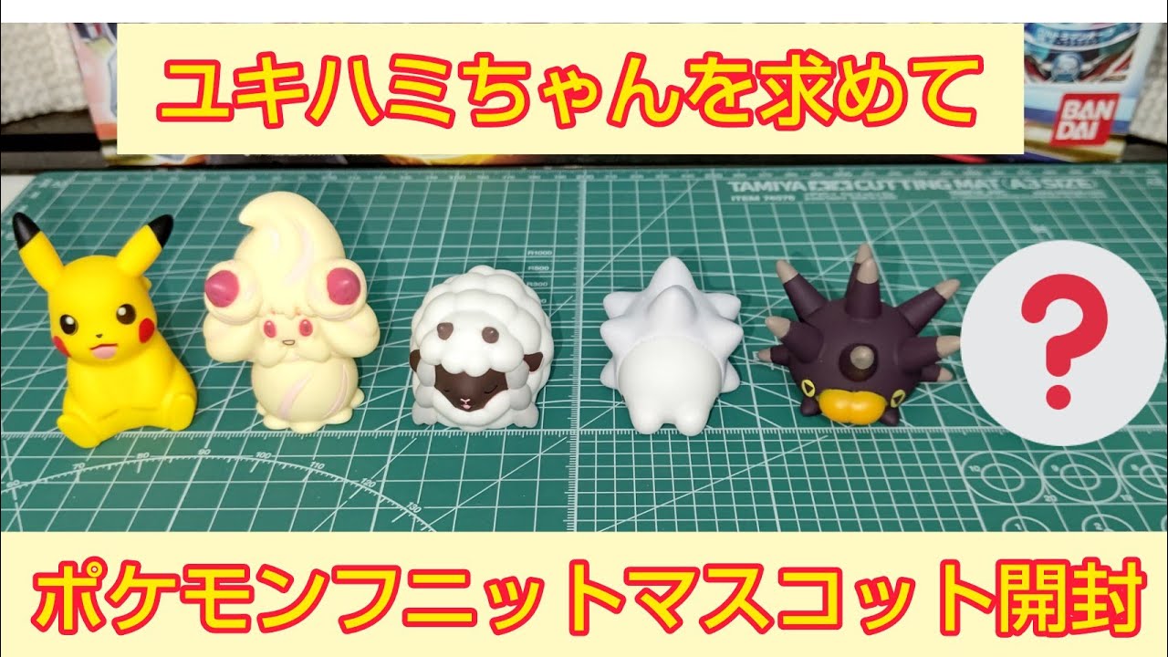 【ユキハミ】ポケモンフニットマスコット全種類開封