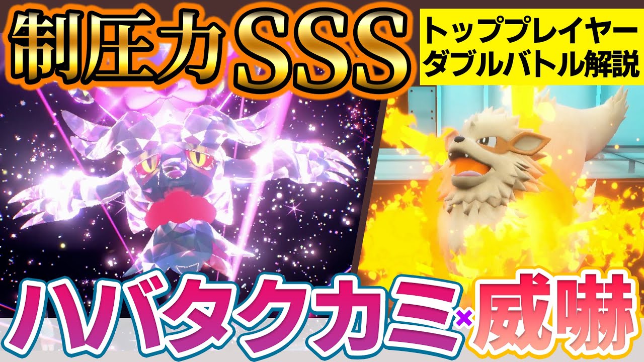 スカバイ最強の2匹、"ハバタクカミ×ウインディ"でダブルバトルの基礎を解説します【ポケモン SV ダブル】