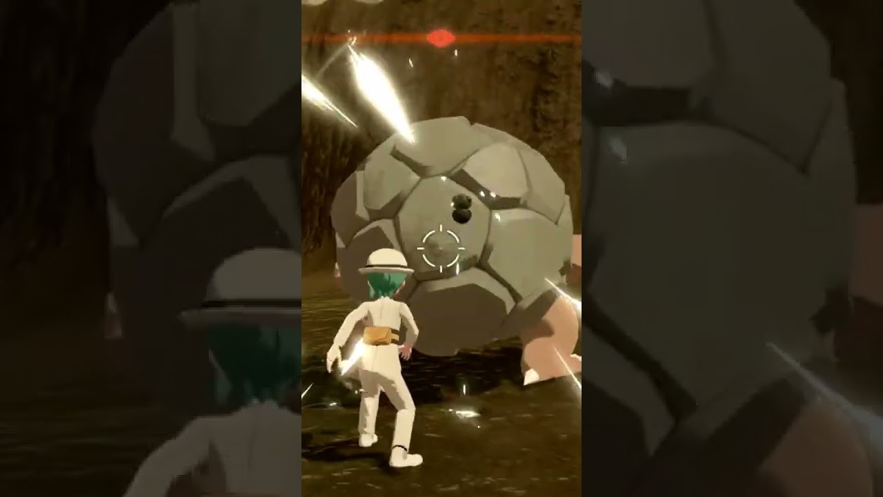 オヤブンポケモン３０秒捕獲チャレンジ　失敗編ゴローニャ【Pokémon LEGENDS アルセウス】#Shorts