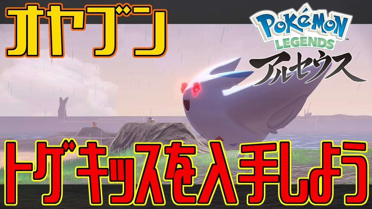 【ポケモンアルセウス】オヤブンのトゲキッスを入手しよう【Pokémon LEGENDS アルセウス】