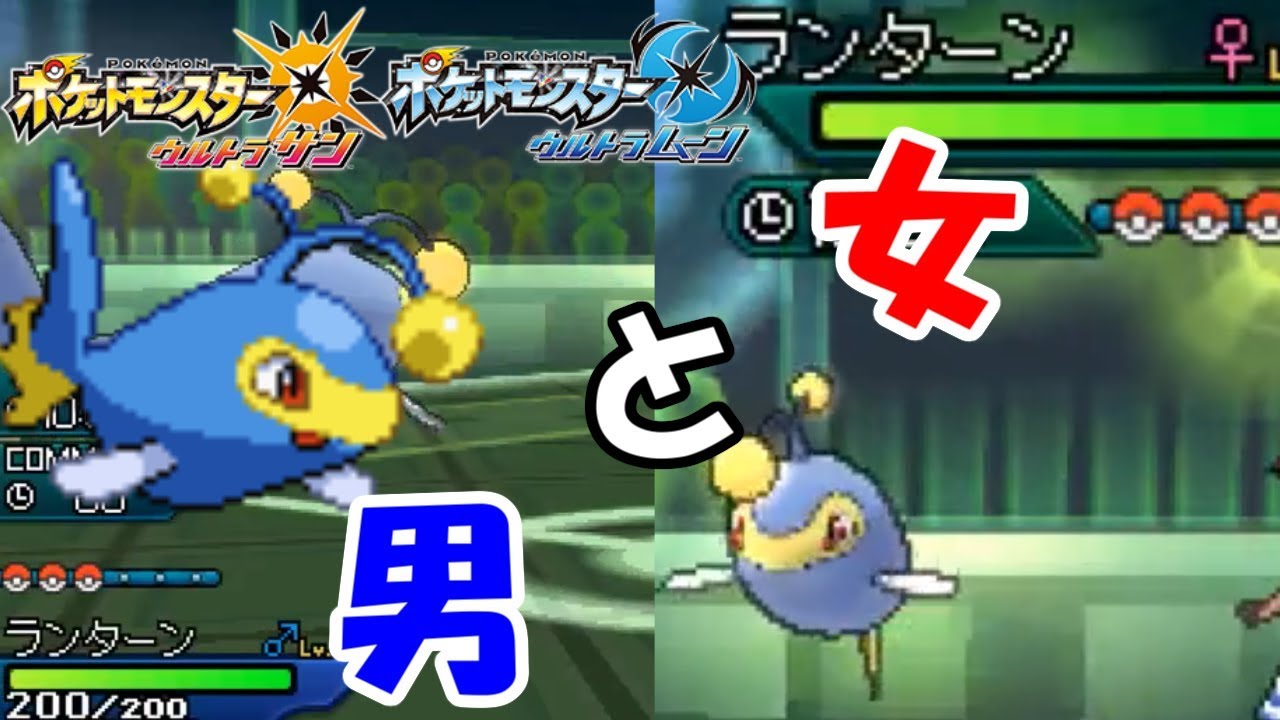 【ポケモン】お魚さんのお見合い始まった。【ウルトラサン・ウルトラムーン/ポケモンUSUM】