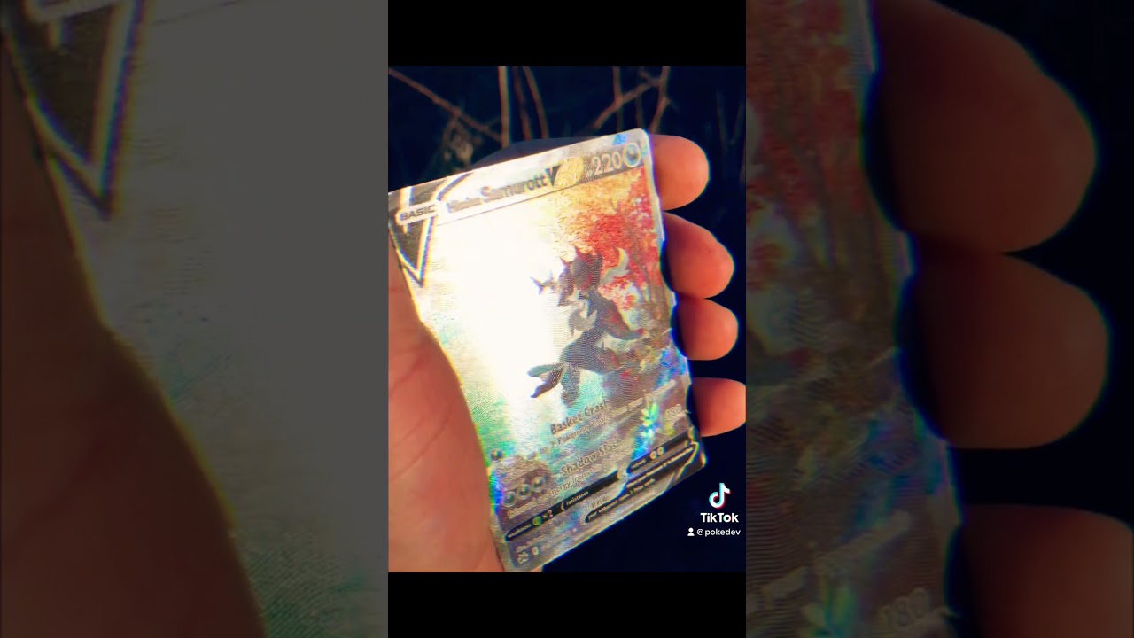Hisuian Samurott V #pokemon #crownzenith #altart #pokemoncards