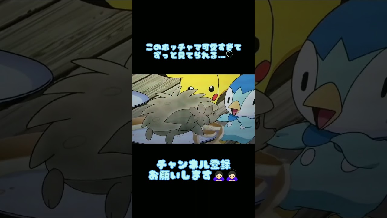 このポッチャマが可愛すぎる…♡ #shorts #pokemon #ポッチャマ