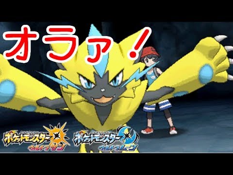 あの伝説ポケ「ゼラオラ」が30秒だけ登場してくれました。【ポケモンUSUM実況】