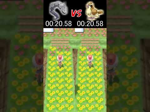ポッポ VS イワーク 速いのはどっち？【ポケモンBDSP】#shorts