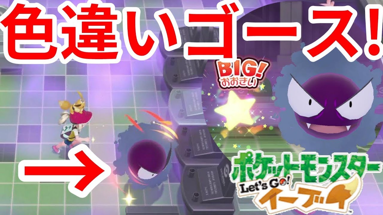 色違いゴースがついにきたー！！全てはゲンガーのために！【ポケモンLet'sGO！イーブイ】