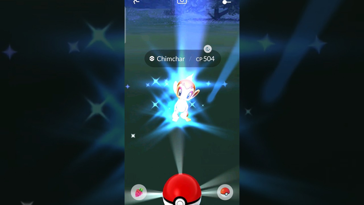 Pokemon Go caught a chimchar
