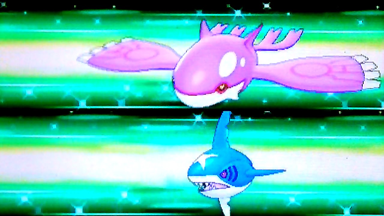 【ポケモン オメガルビー】　サメハダーで「なみのり」するとちょー早い！？本当だろうか　with色違いカイオーガ　【色伝説vsサメハダー】 Surf with Sharpedo Pokemon ORAS