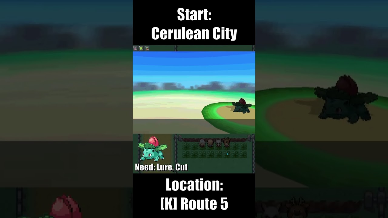 [PokeMMO]Where to Catch Ivysaur #002 #shorts