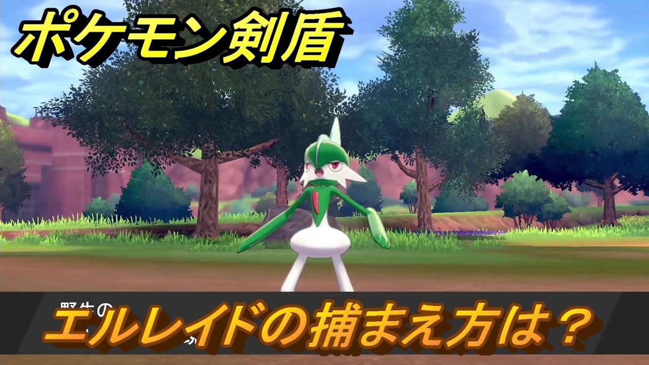 ポケモン剣盾　エルレイドを捕まえる方法！オススメの場所は？天気は？ポケモン図鑑コンプへの道！　最新版【ポケモンソード・シールド】