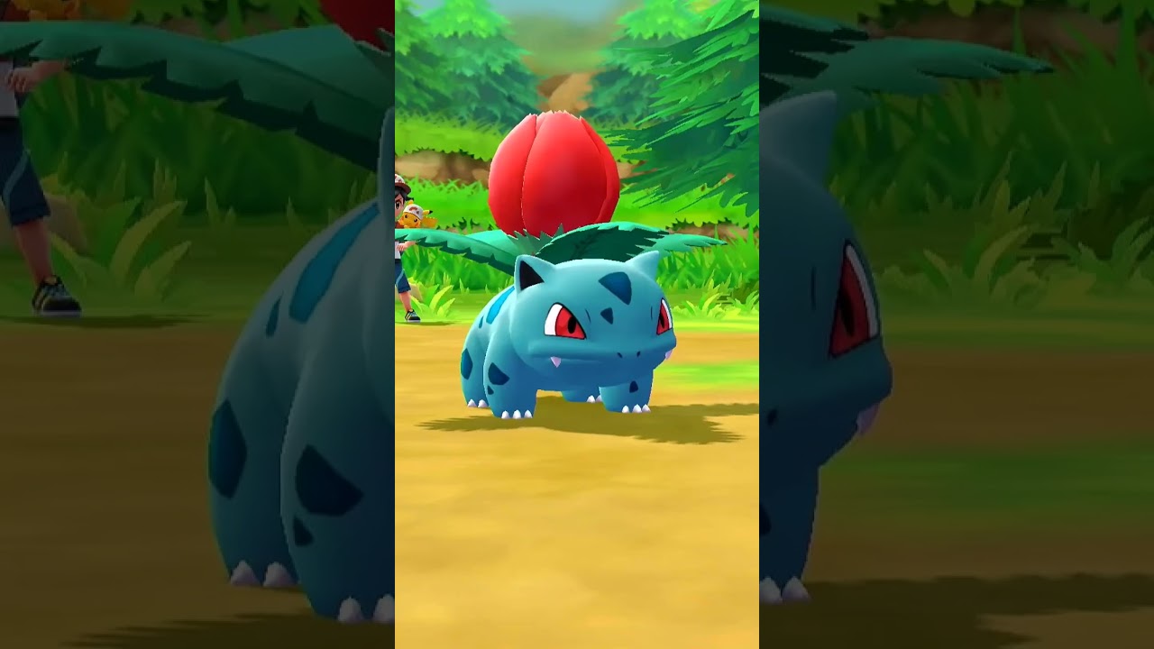 pokemon let's Go pikachu | ivysaur vs onix