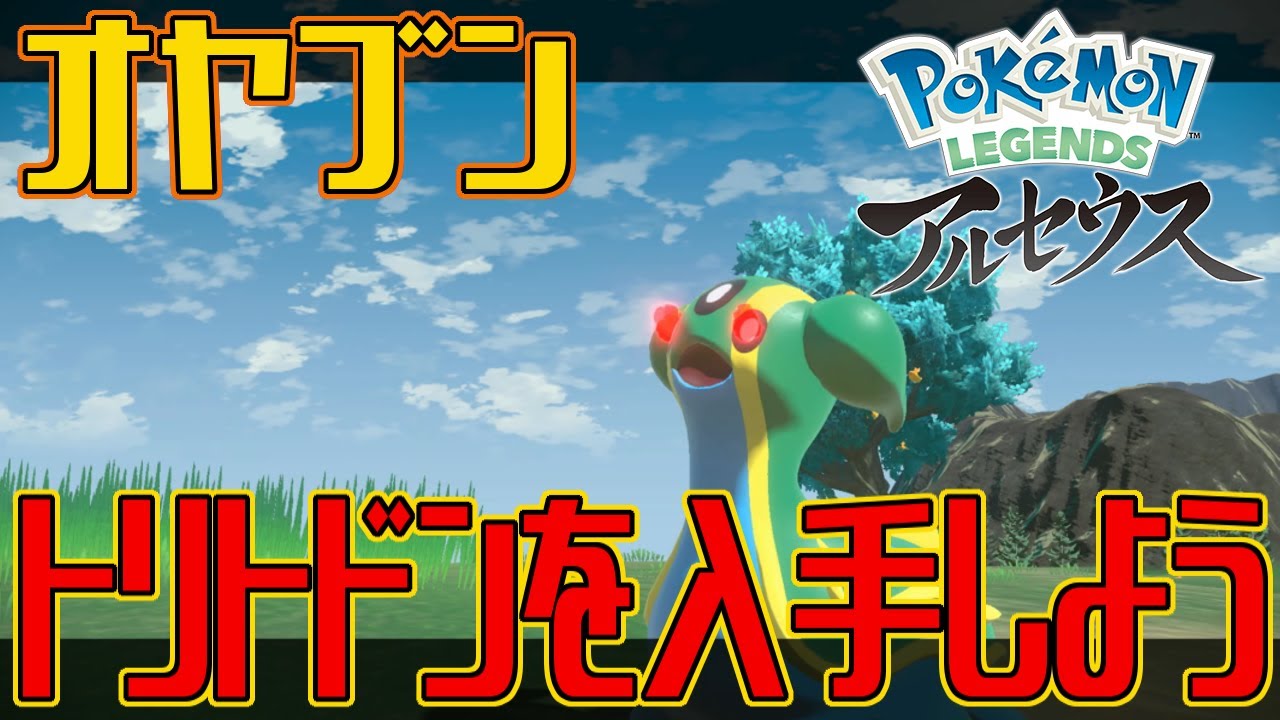【ポケモンアルセウス】オヤブンのトリトドンを入手しよう【Pokémon LEGENDS アルセウス】