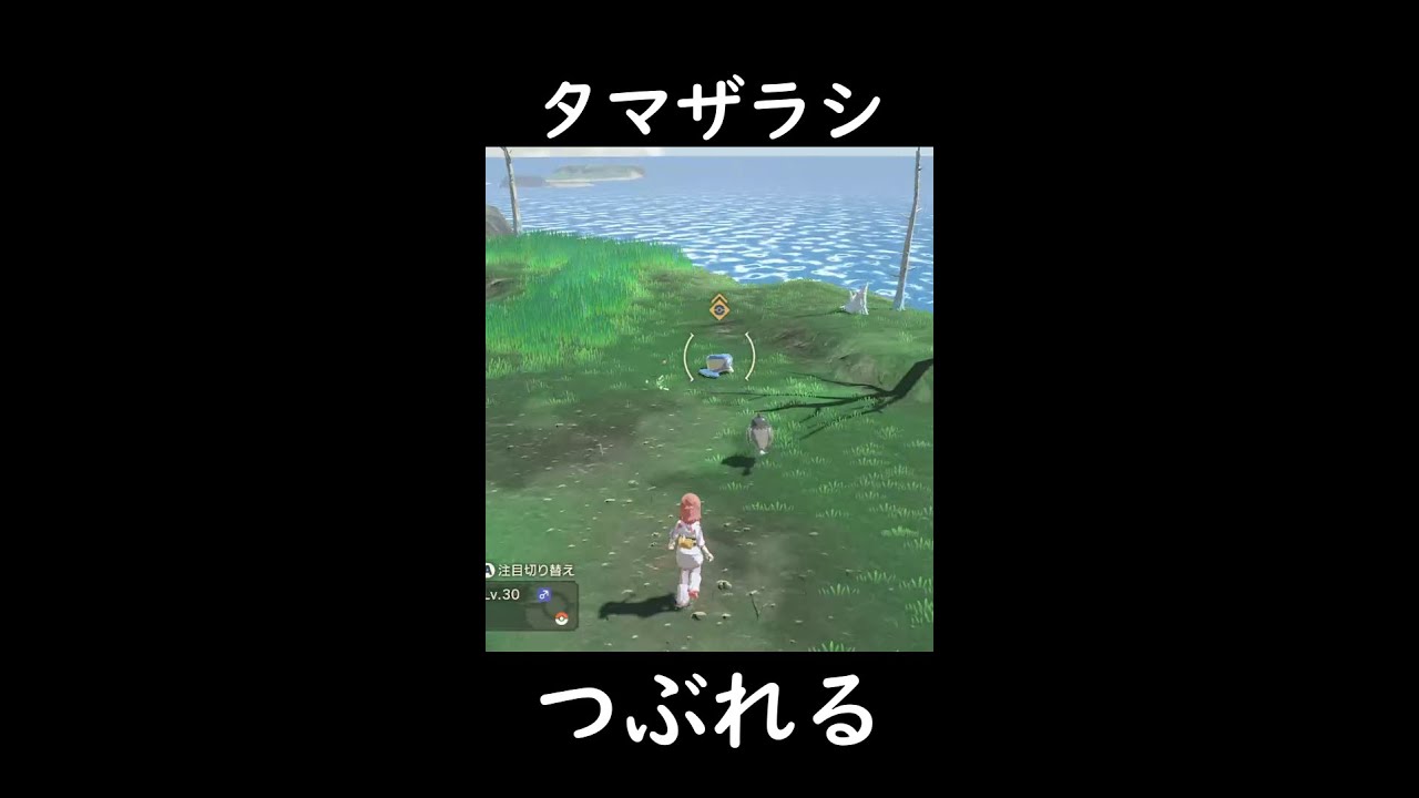 タマザラシ潰れる【ポケモンレジェンズ】#Shorts