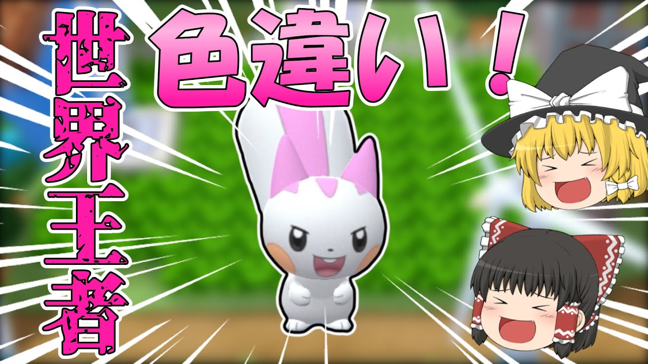 あの有名な世界王者パチリスさんの色違いが欲しい！【ポケモンBDS】