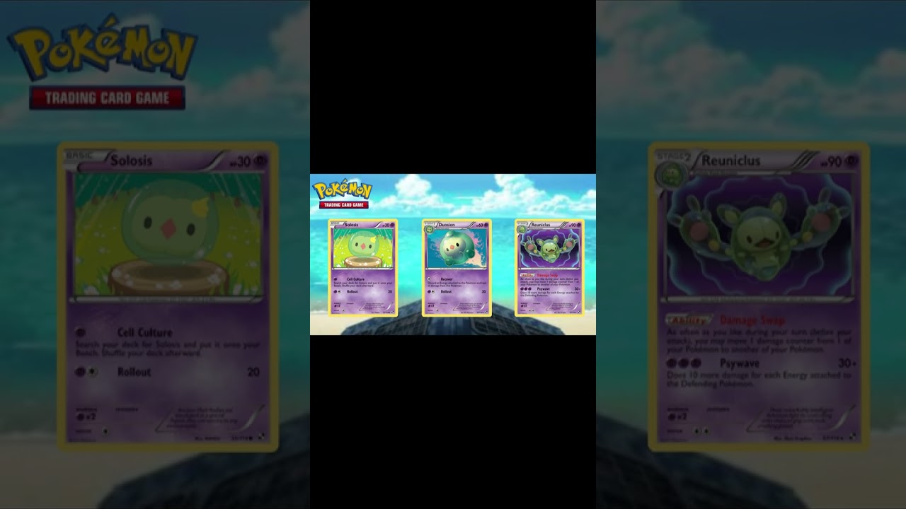 Pokemon cards from Unova region | #Solosis #Duosion #Reuniclus  | #shorts # Pokemon cards # TCG