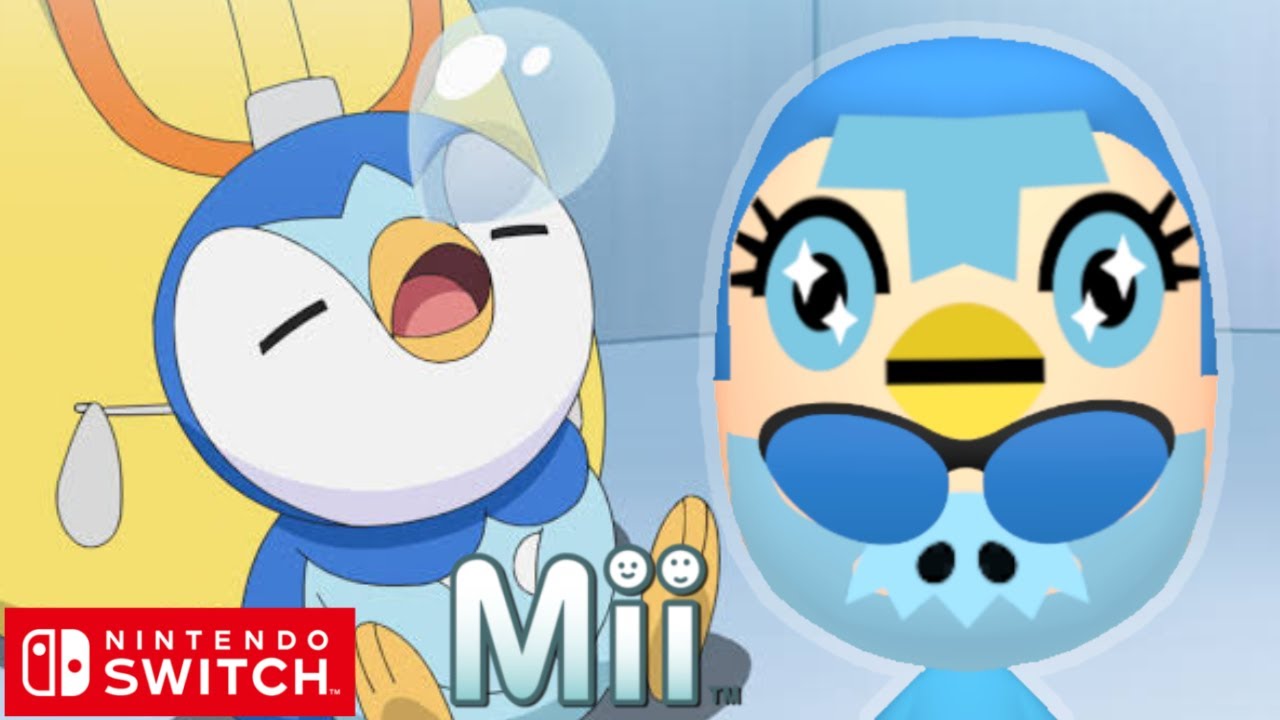 【ポケットモンスター】ポッチャマ Mii作り方【Nintendo Switch】