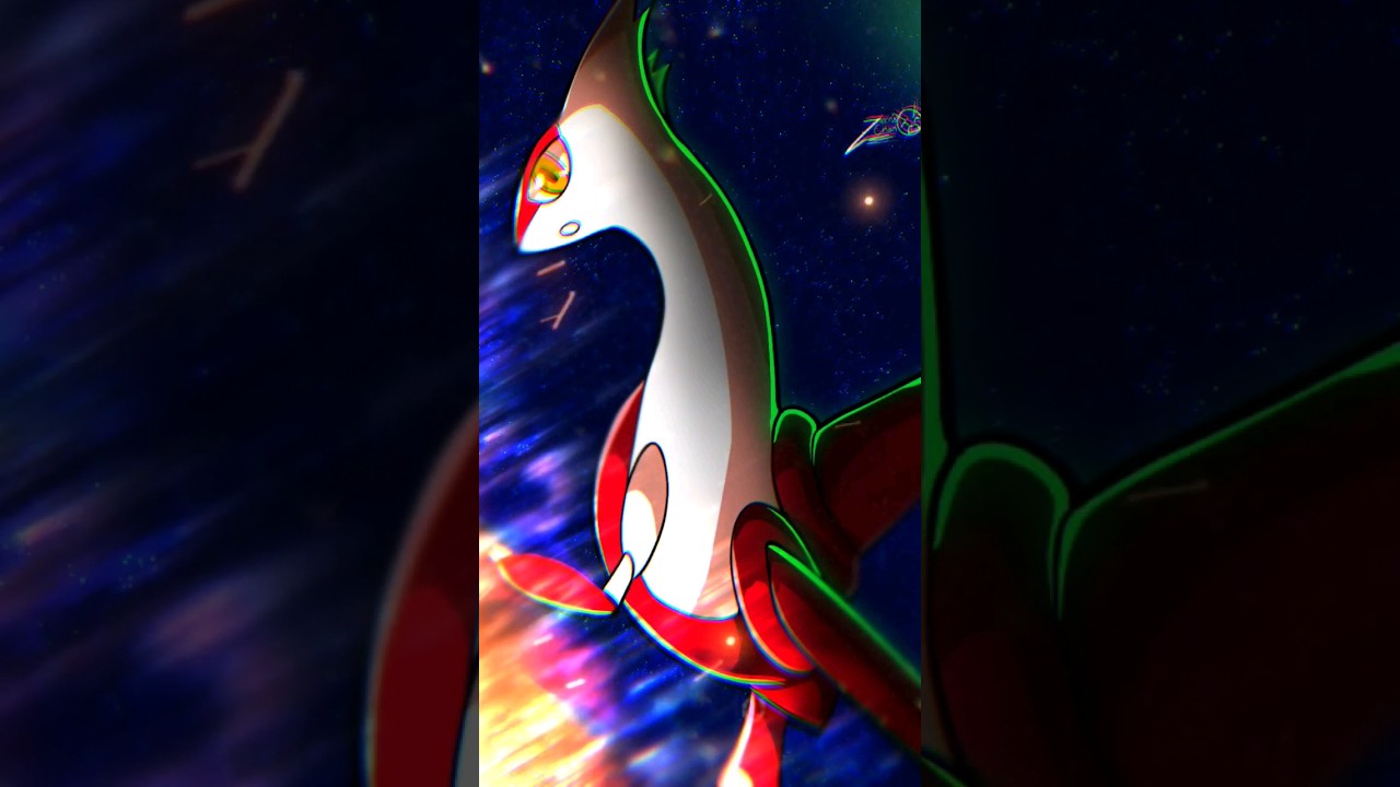 I drew Latias in space again ^_^ | POKEMON FANART