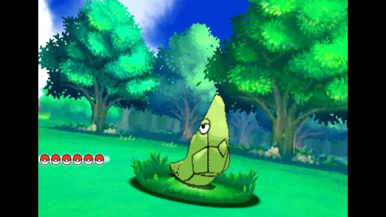 ポケモン全国図鑑No,011トランセルの普通色と色違いを連続で召喚してみました