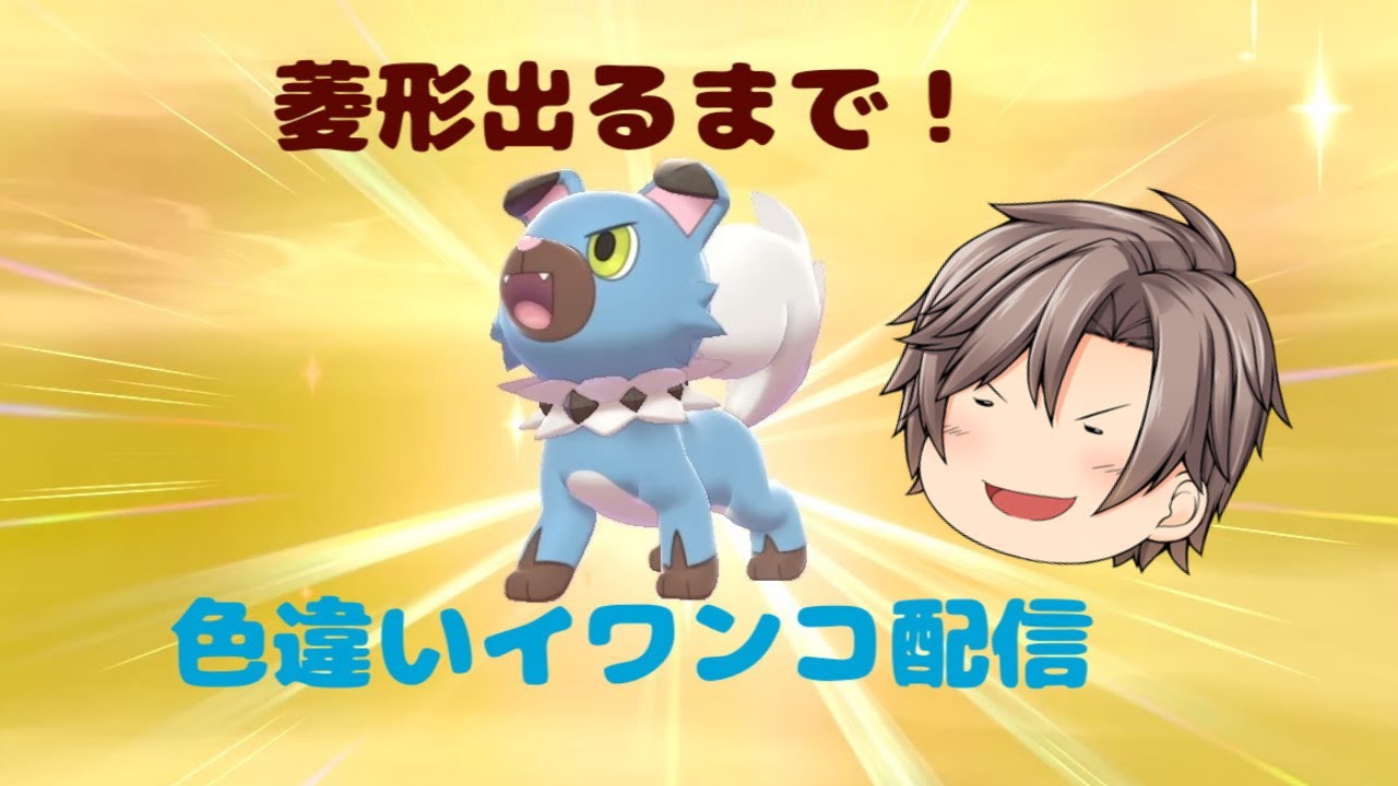 菱形出るまで！色違いイワンコ孵化厳選[ポケモン剣盾]