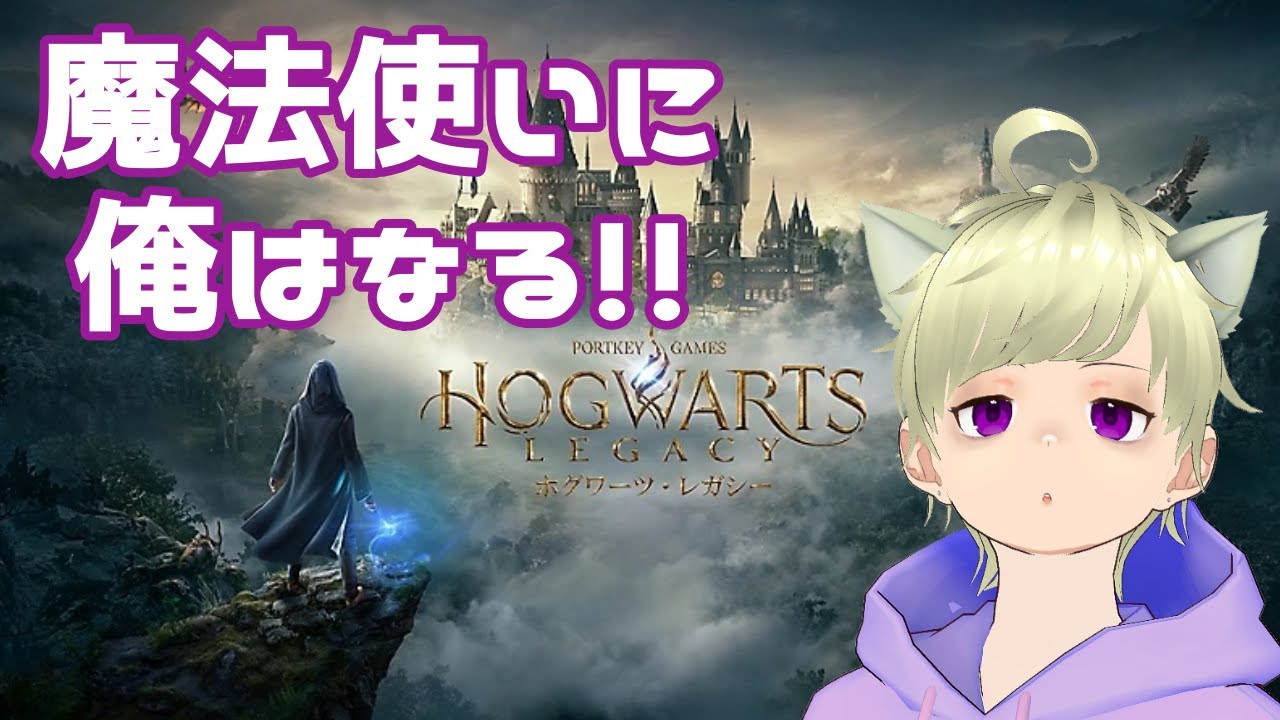 【ホグワーツレガシー】キャラクリするぞ！！【Hogwarts Legacy】