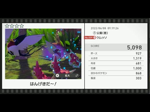 Newポケモンスナップ　★4ケムッソ【5098】