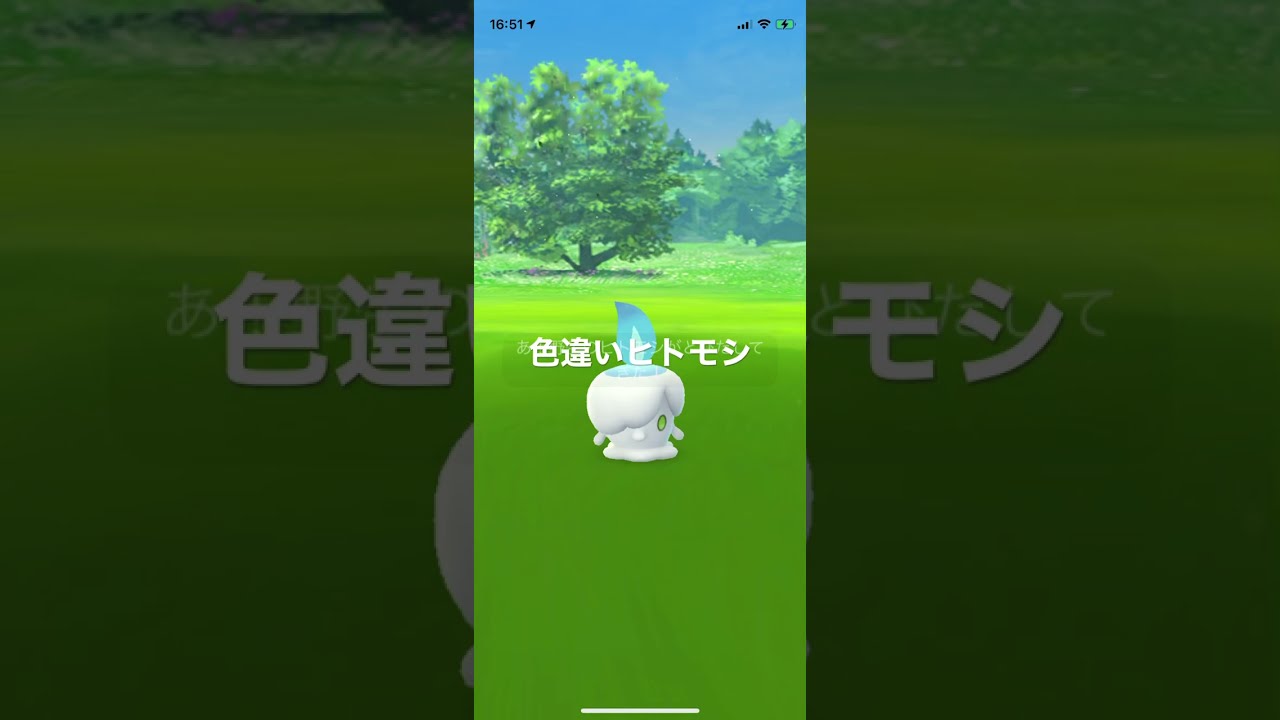 ポケモンGO 色違いヒトモシ出現！