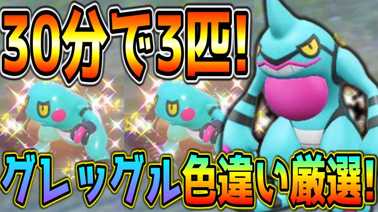 効率良いグレッグル・ドクロッグ色違い厳選方法！カメラ放置！【ポケモンSV】