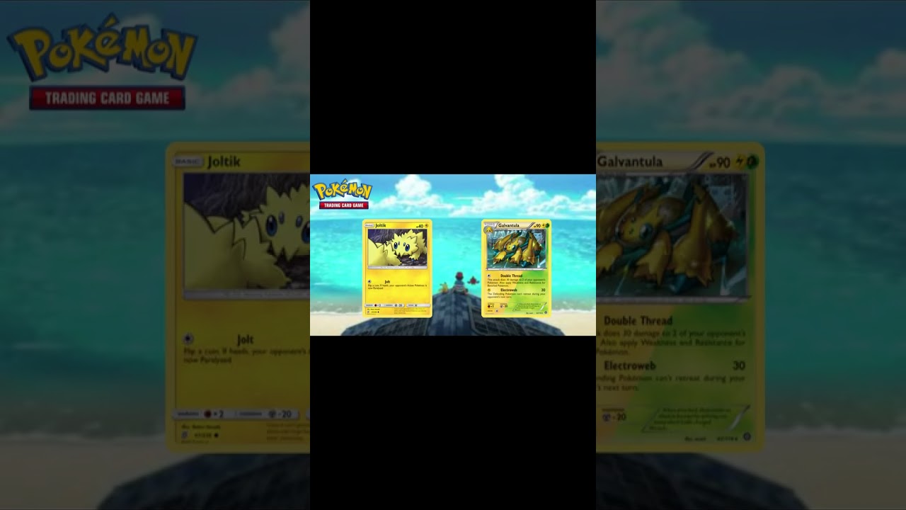 Pokemon cards from Unova region | #Joltik #galvantula   | #shorts # Pokemon cards # TCG