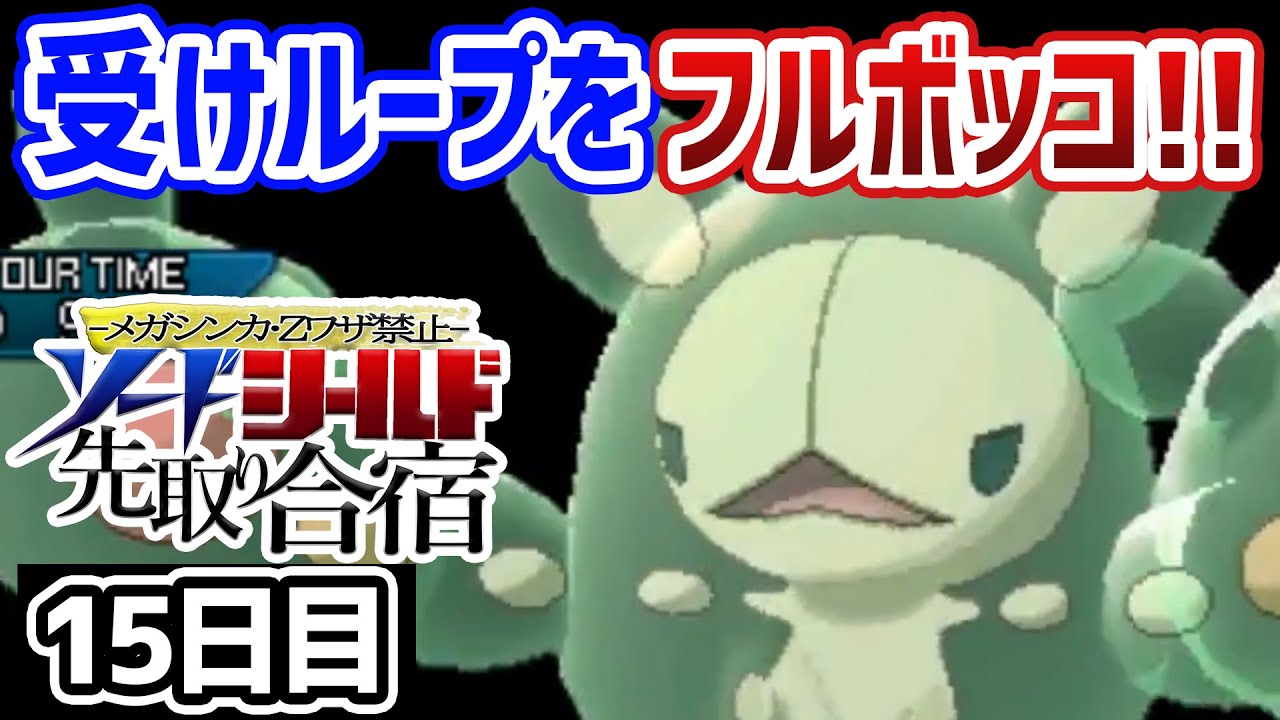 剣盾の受けループ対策はランクルスに決定しました！【剣盾先取り合宿】15日目