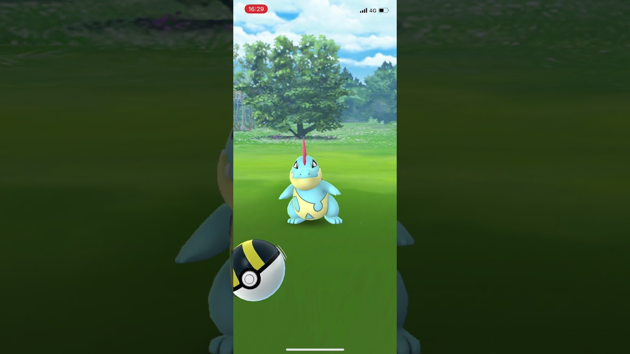 [ポケモンGO]野生のアリゲイツ　捕獲　CP高め