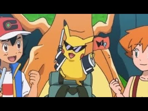 ゼニガメを応援するピカチュウが可愛すぎる