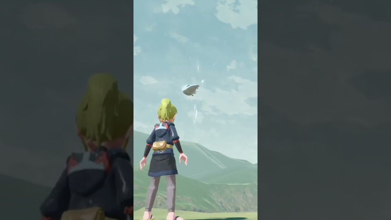 空を飛んでるポケモンの捕まえ方【トゲキッス,ポケモンレジェンズアルセウス,Pokémon LEGENDS】 #Shorts